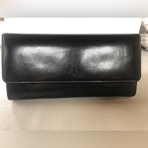 Monsac Black leather wallet
